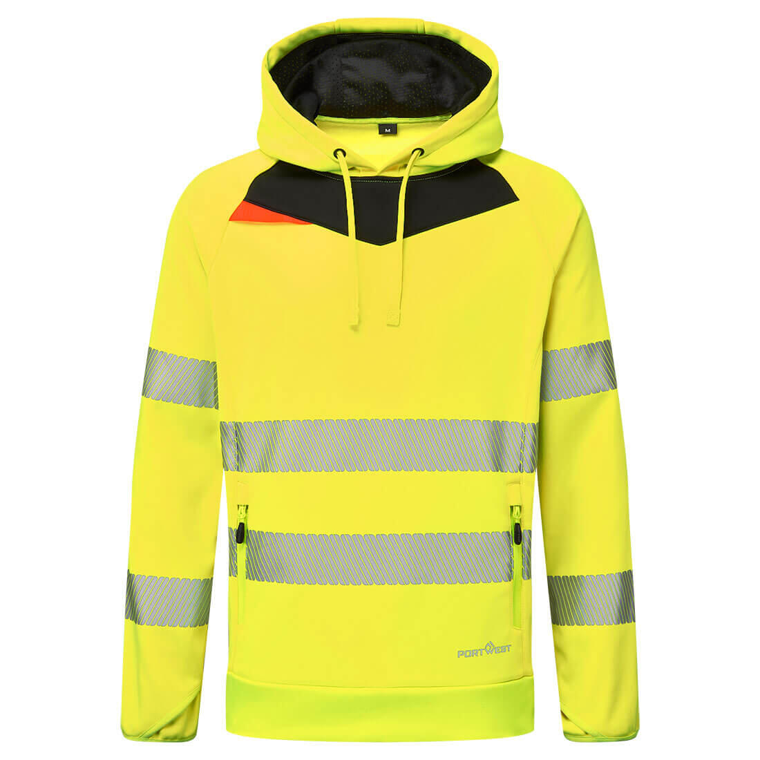 DX483 DX4 Hi-Vis Overhead Hoodie Yellow/Black
