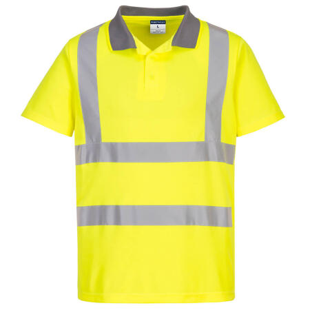EC10 Eco Hi-Vis Polo Shirt S/S (6 Pack)  Yellow