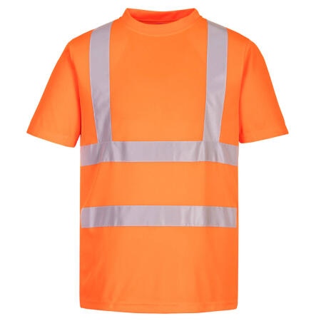 Portwest EC12 Eco Hi-Vis T-Shirt S/S (6 Pack)  Orange