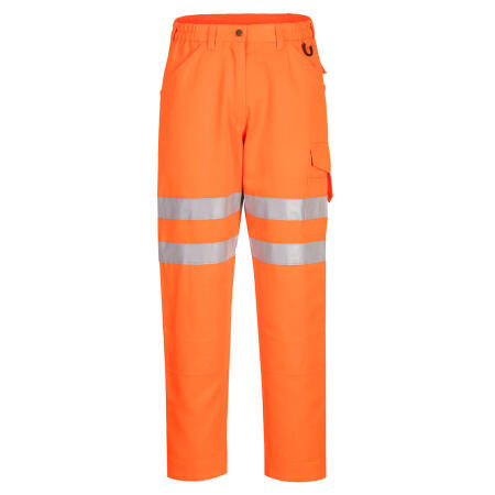 Portwest EC40 Eco Hi-Vis Work Trousers Orange