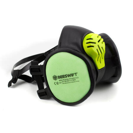 Beeswift Ffa2P3 Maintenance Free Half Mask Black/Green