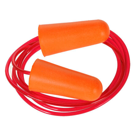 EP08 Corded PU Foam Ear Plugs (200 Pairs) Orange