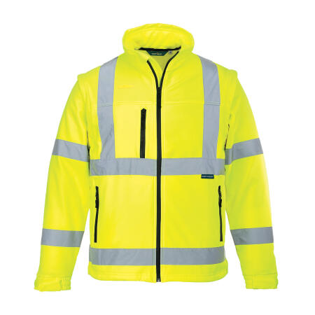 ES428 ES1 Essential Hi-Vis Softshell Jacket (2L) Yellow