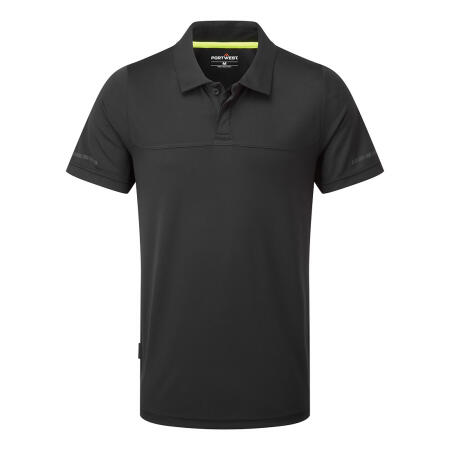 EV410 EV4 Lightweight Polo Shirt S/S Black