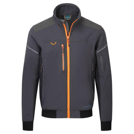 EV464 EV4 Softshell Bomber (3L) Metal Grey Tall