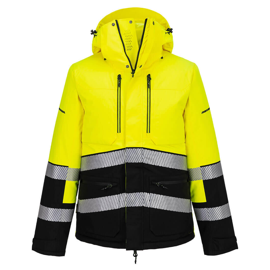 EV467 EV4 Hi-Vis Winter Jacket Yellow/Black