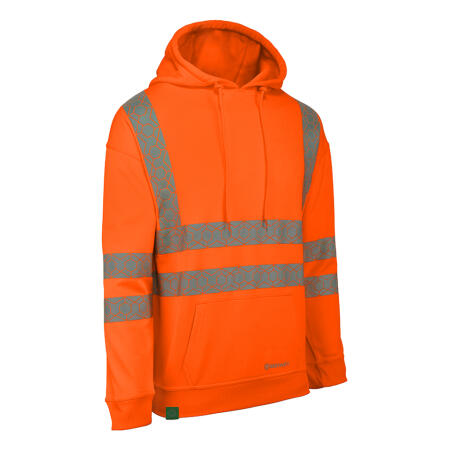 Beeswift Envirowear Recyclable Hi-Vis Hoodie Orange