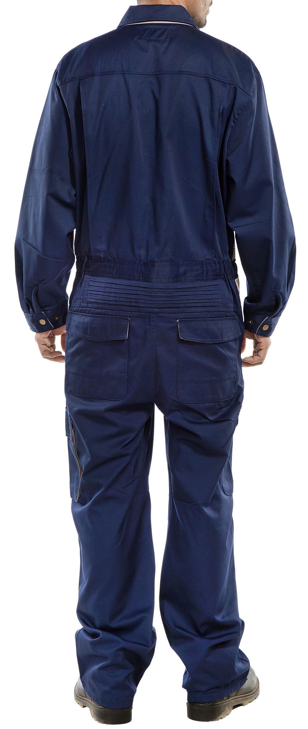 Beeswift Premium Boilersuit Navy Blue - Image 2