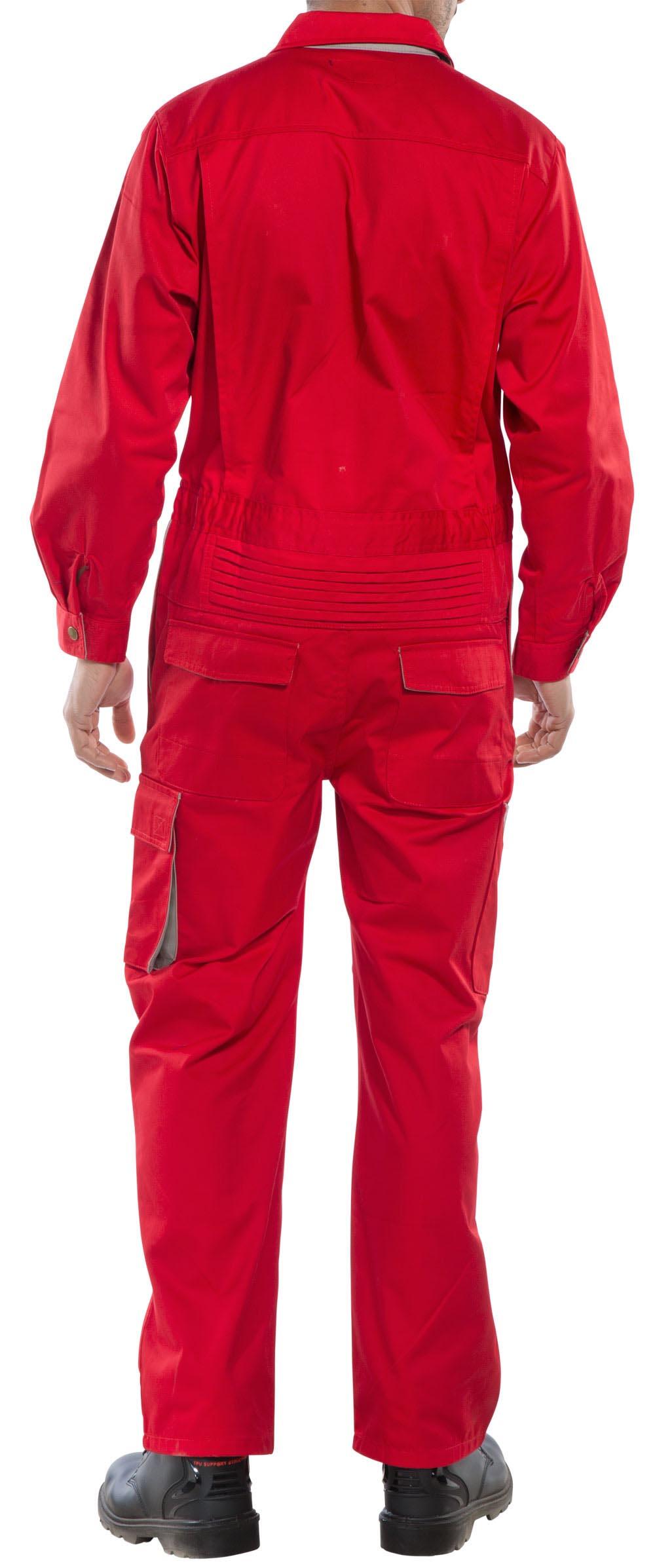 Beeswift Premium Boilersuit Red - Image 2