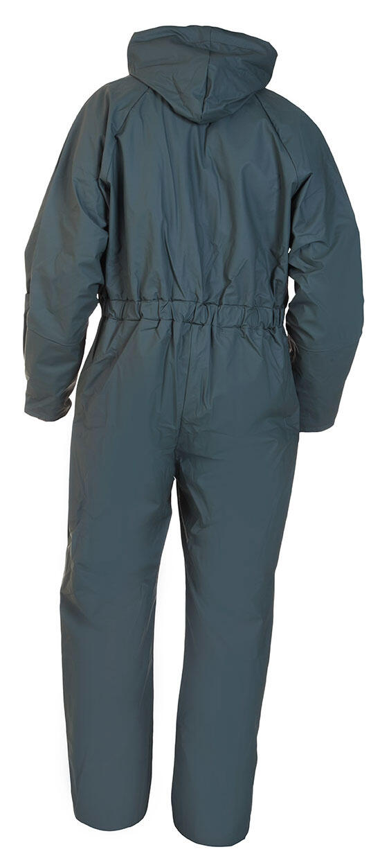 Hydrosoft Salesbury Waterproof Coverall Olive Green - Image 2