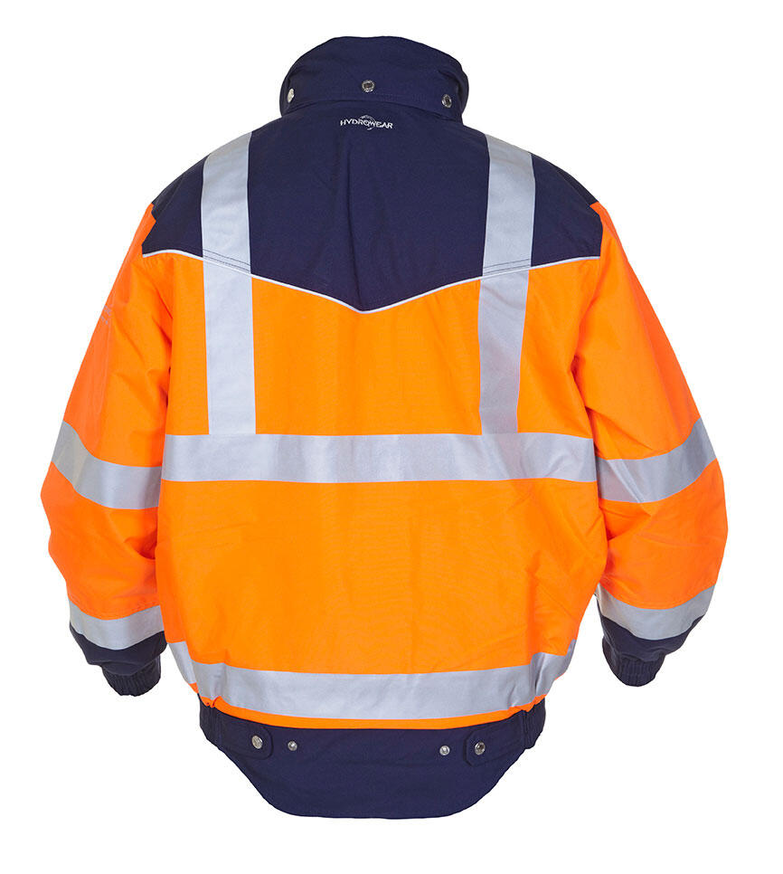 Hydrowear Furth Hi-Vis Sns Pilot Two-Tone Jacket Orange / Navy - Image 2