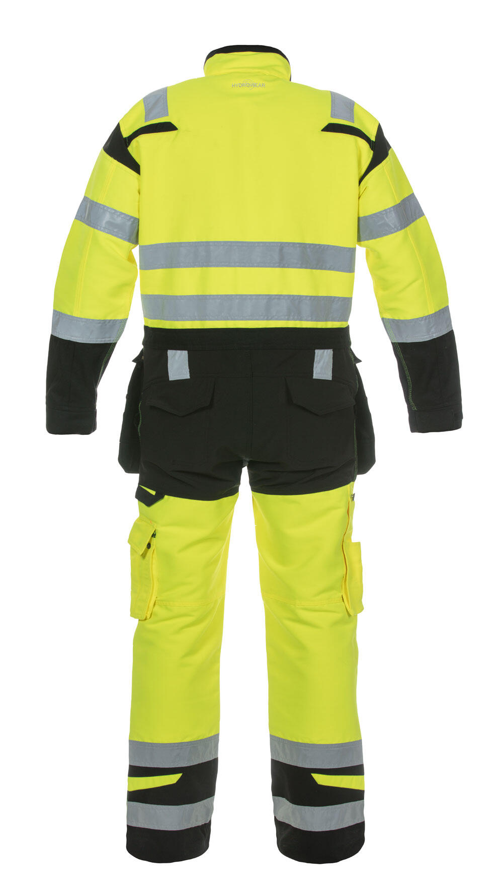 Hydrowear Hove Hi-Vis Two-Tone Coverall SaturnYellow/Black - Image 2