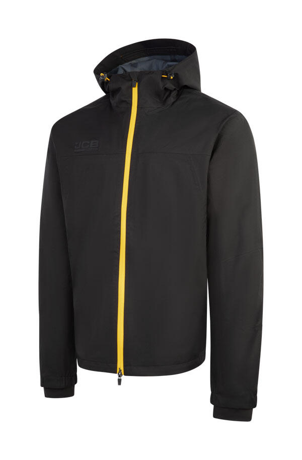 Jcb Workwear Unisex Waterproof Jacket Black - Image 2
