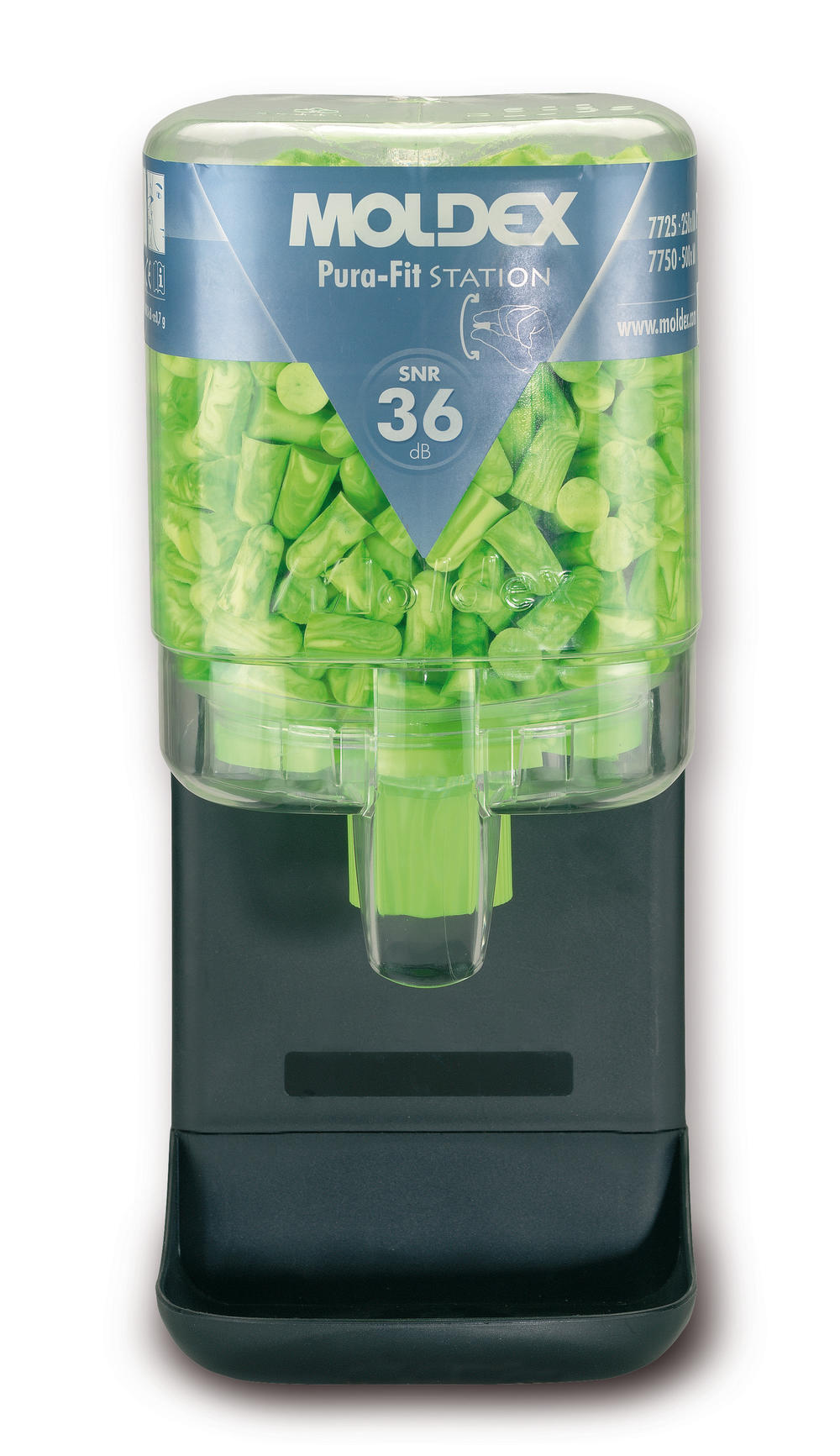 Moldex 7725 Pura-Fit Small Ear Plugs Dispenser Clear - Image 2