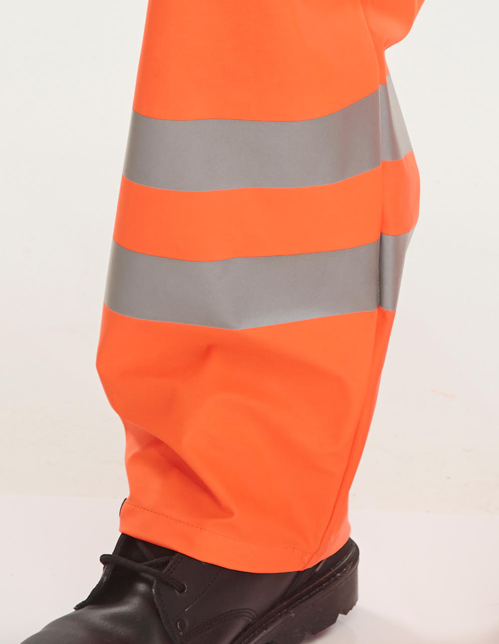 Beeswift Hi-Vis Pu Overtrousers Orange - Image 2