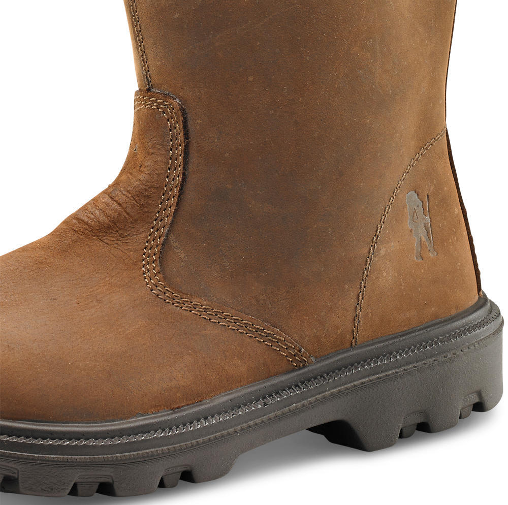 Beeswift Sherpa Dual Density Pu Rubber Rigger Boot Brown - Image 2