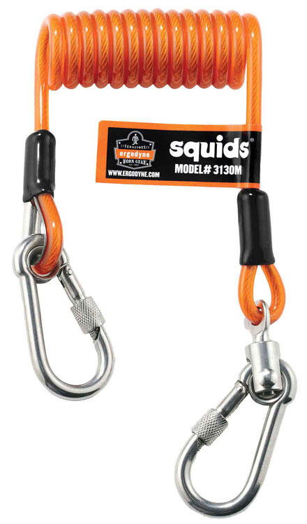 Ergodyne Coil Tool Lanyard Medium Orange