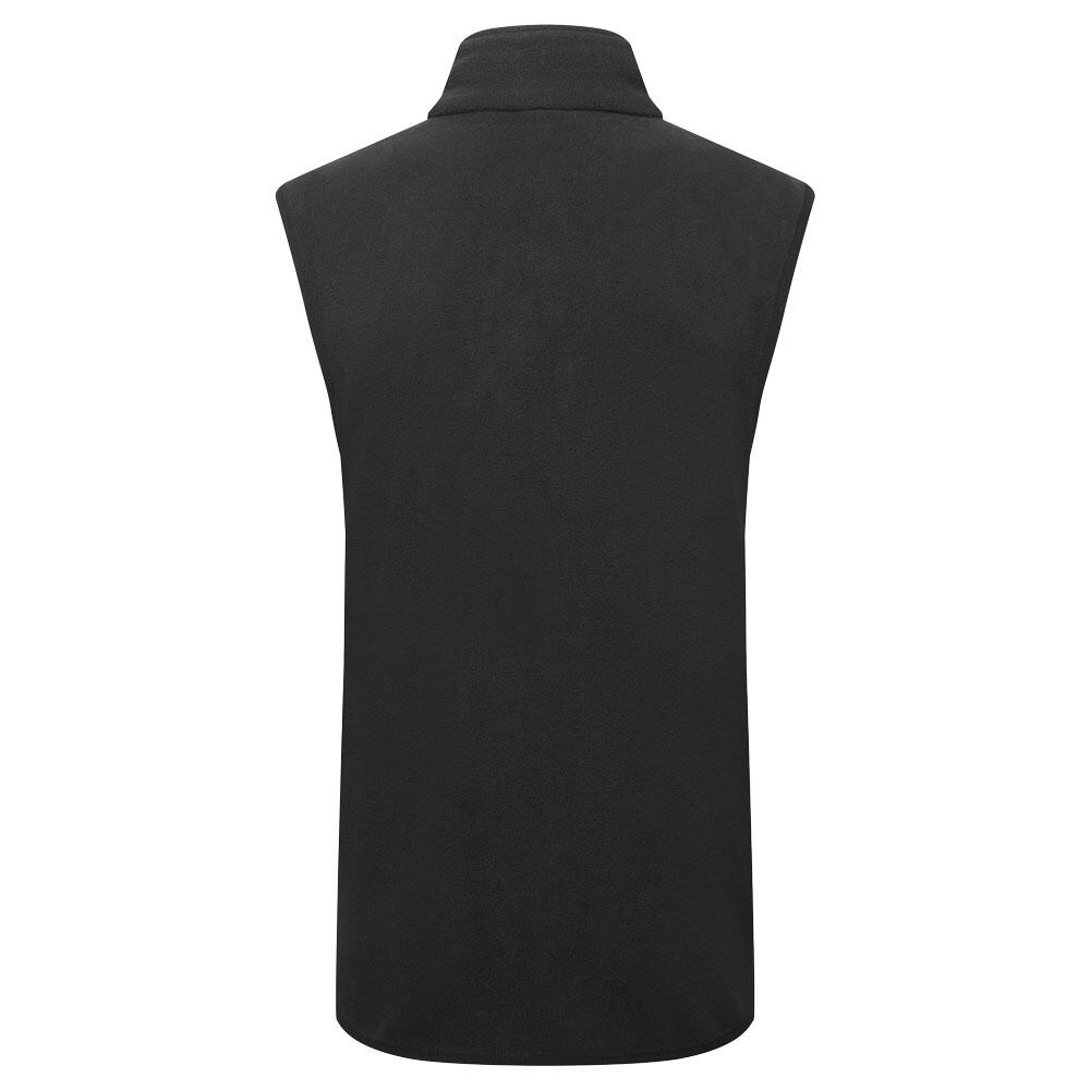 F417 Eco Fleece Gilet Black - Image 2