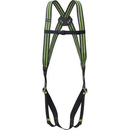 1 Point Safety Harness Black/Green