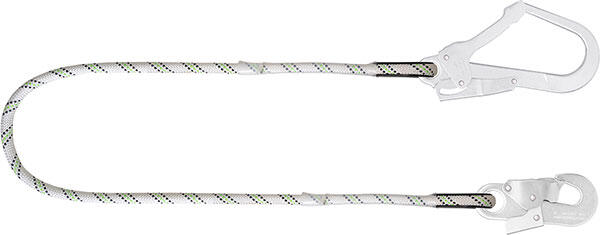 Kratos 1M Restraint Kernmantle Rope Lanyard White/Green