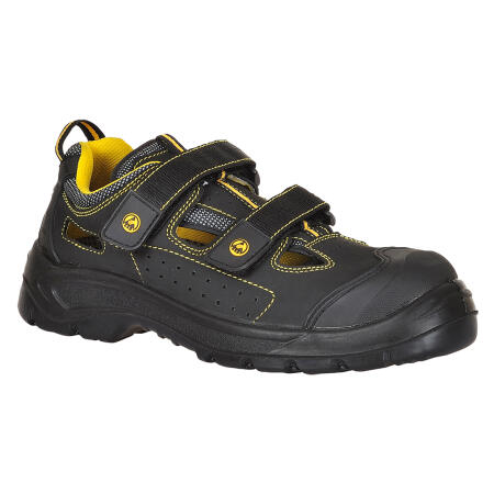 Portwest FC04 Portwest Compositelite ESD Tagus Sandal S1P Black