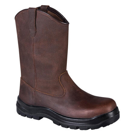 FC16 Composite Leather Rigger Boot S3S HRO FO SR Brown