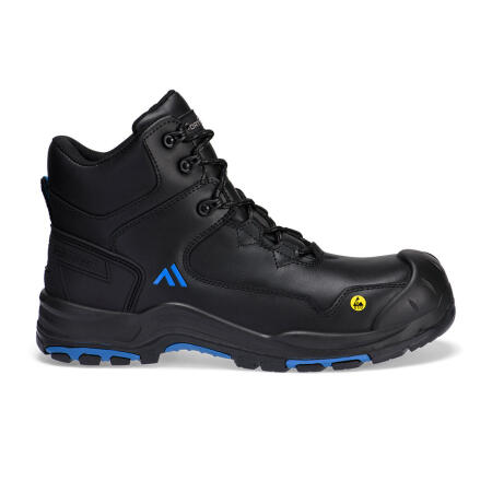 FC18 Composite Action Leather Mid Boot S3S ESD HRO SR SC FO Black/Blue