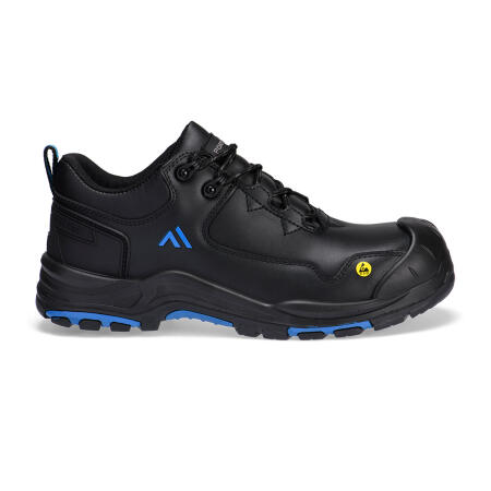 FC19 Composite Action Leather Low Shoe S3S ESD HRO SR SC FO Black/Blue