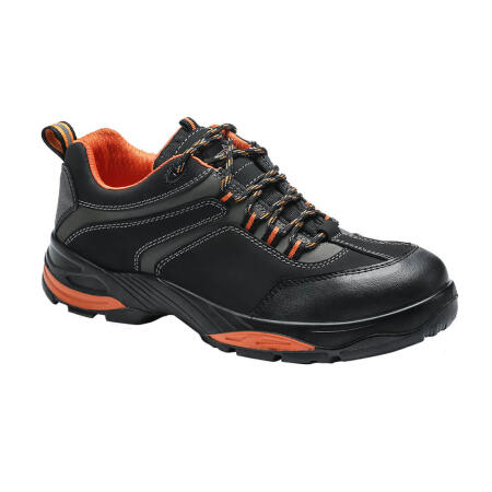 FC61 Composite Nubuck Leather Low Shoe S3S HRO FO SR    Black
