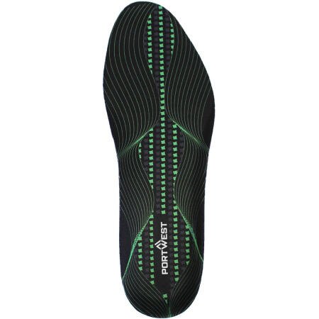 FC82 Gel Cushion & Arch Support Insole Black/Green
