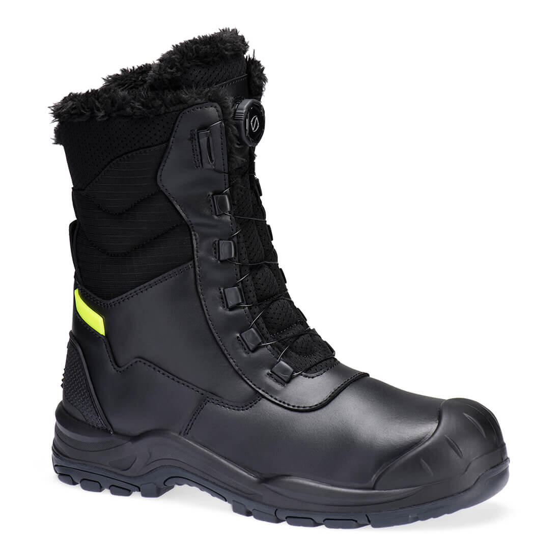 FD05 Steel Leather Winter High Boot S3L SC HRO CI SR Black