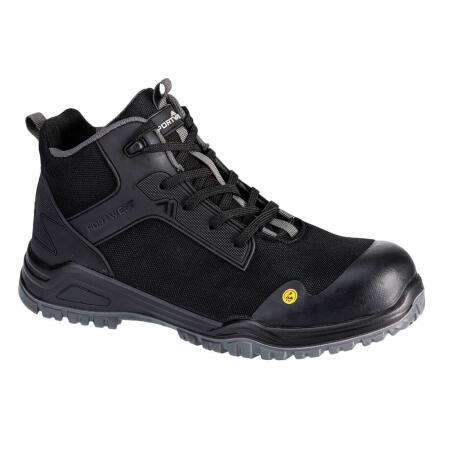 FE01 Bevel Composite Mid Boot S3S ESD SR FO Black/Grey