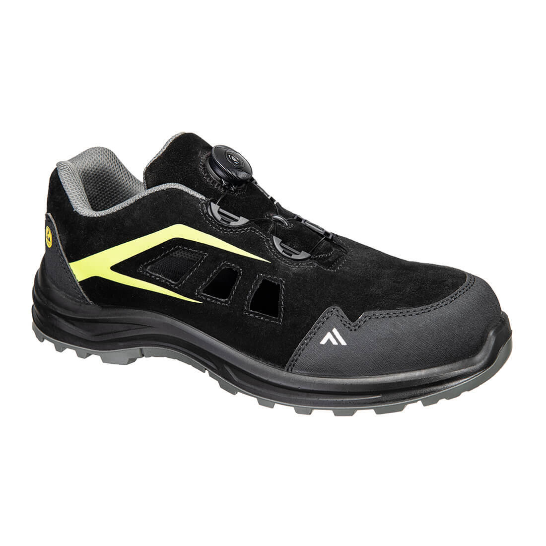 FE06 Composite Sandal S1 ESD SR FO Black/Green