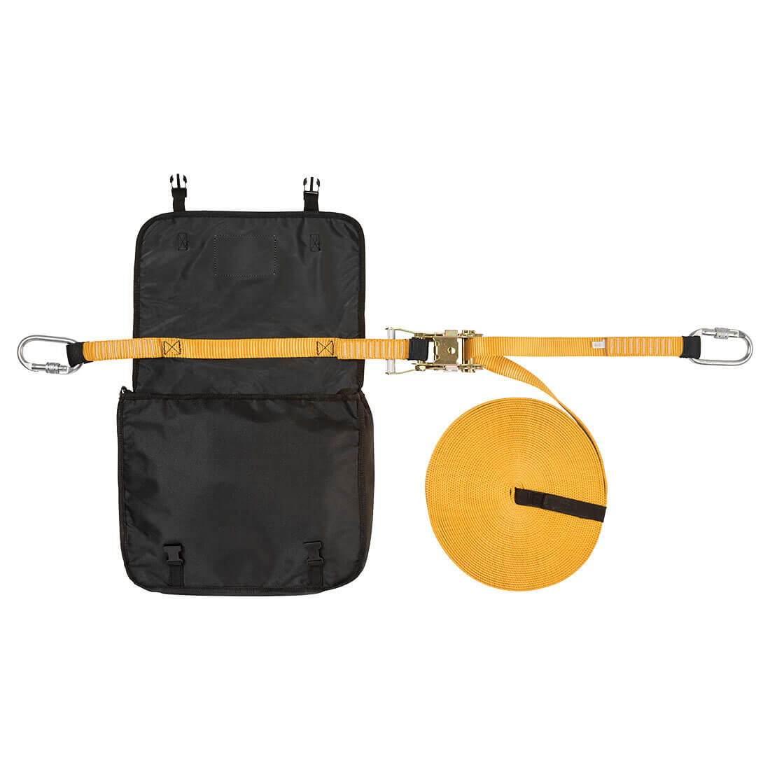 FP01 Temporary 20m Horizontal Lifeline Yellow/Black