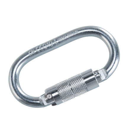 FP33 Twist Lock Carabiner Silver