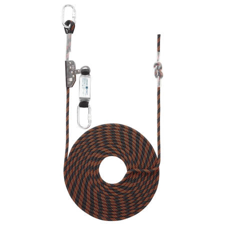 FP90 10m Rope Guided Fall Arrest Black/Orange