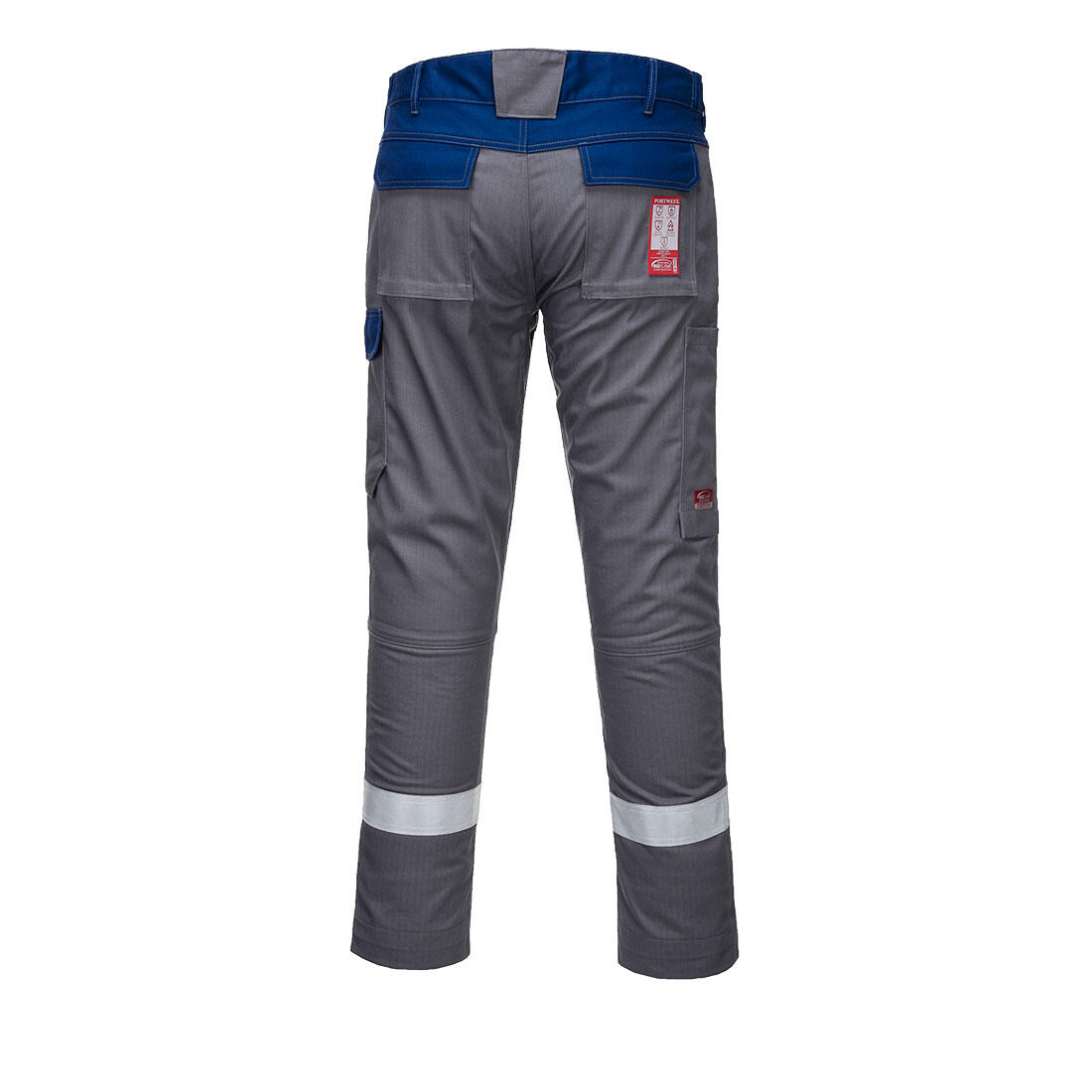 FR06 Bizflame Industry Two Tone FR Trousers Grey - Image 2