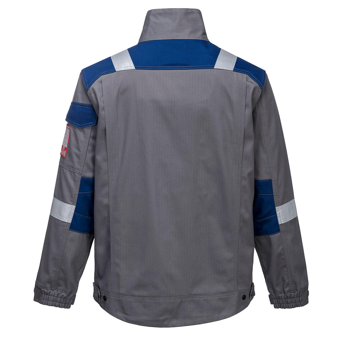 FR08 Bizflame Industry Two Tone FR Jacket Grey - Image 2