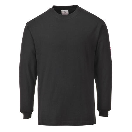 FR11 Modaflame Knit FR Long Sleeve T-Shirt Black