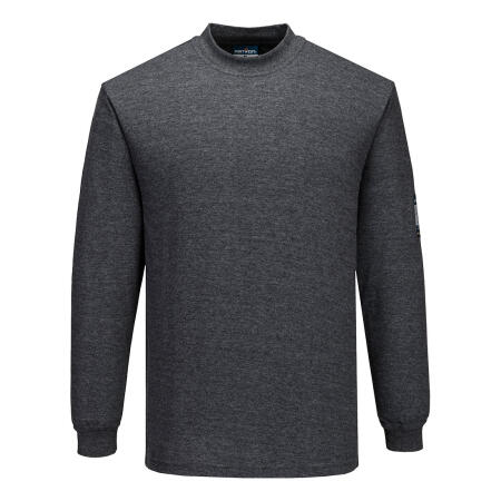 FR11 Modaflame Knit FR Long Sleeve T-Shirt Grey
