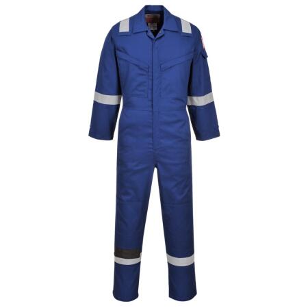 FR21 Bizflame Work Lightweight FR Coverall Royal Blue