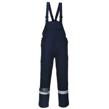 FR27 Bizflame Work FR Bib and Brace Navy