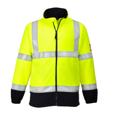 FR31 Modaflame Fleece Hi-Vis Contrast FR Jacket Yellow