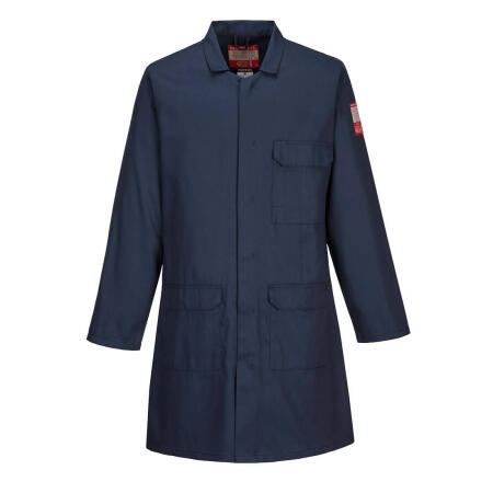 FR34 Bizflame Work Lightweight FR Coat Navy