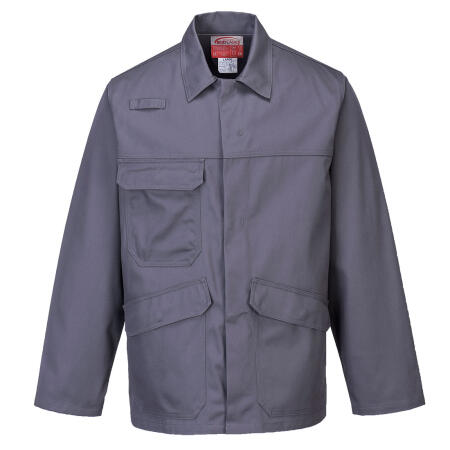 Portwest FR35 Bizflame Work FR Jacket Grey