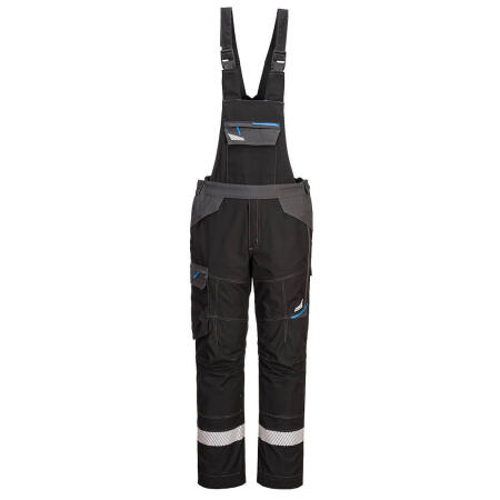 FR405 WX3 Modaflame Work FR Bib and Brace Black