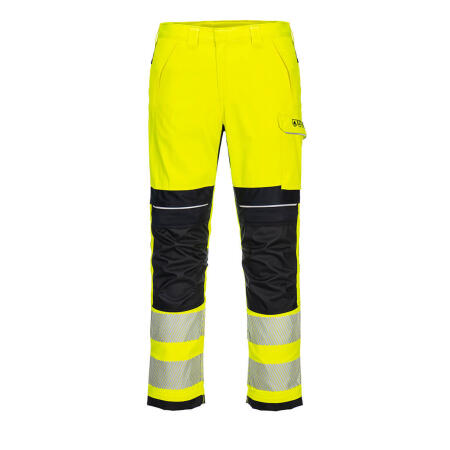 FR406 PW3 Modaflame Work Hi-Vis Multi-Norm FR Trousers Yellow/Black