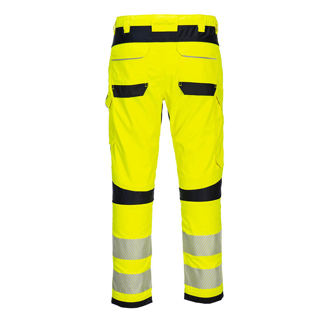 FR406 PW3 Modaflame Work Hi-Vis Multi-Norm FR Trousers Yellow/Black - Image 2