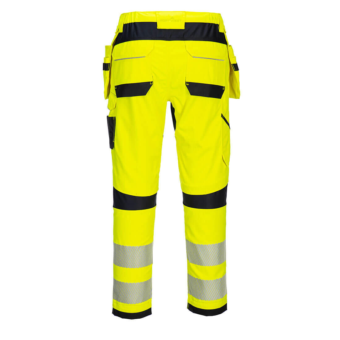 FR407 PW3 Modaflame Work Hi-Vis Holster FR Trousers Yellow/Black - Image 2