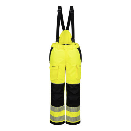 FR426 PW3 Modaflame Rain+ Hi-Vis Multi-Norm FR Winter Trousers Yellow/Black